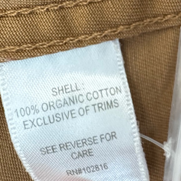 Garnet Hill Organic Cotton Tan Jacket Size 6 - Picture 4 of 7